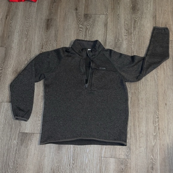 COLUMBIA Hatchet Hill Half Zip Sweater Fleece Dark Gray Mens SZ large outdoor - Picture 12 of 12